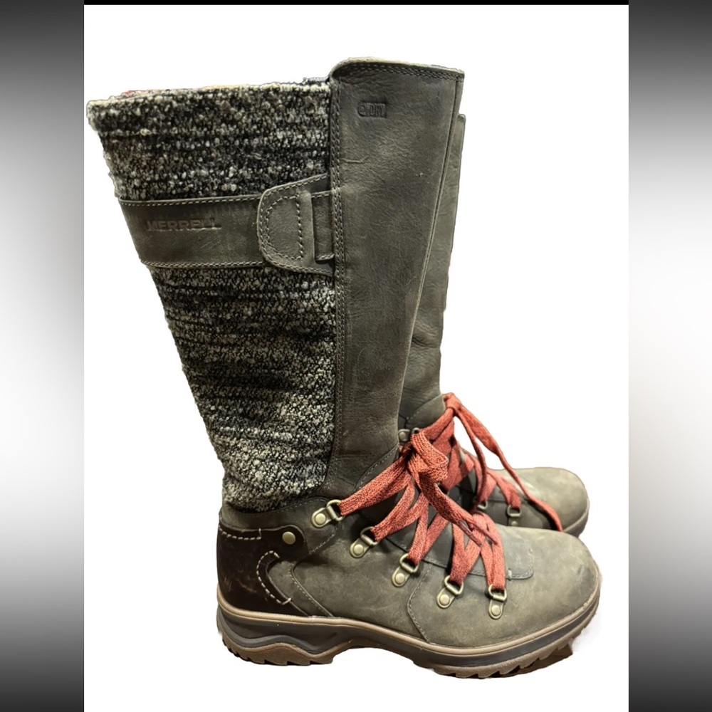 Merrell Eventyr Peak Waterproof Women's Leather High Leg Boots Size 6